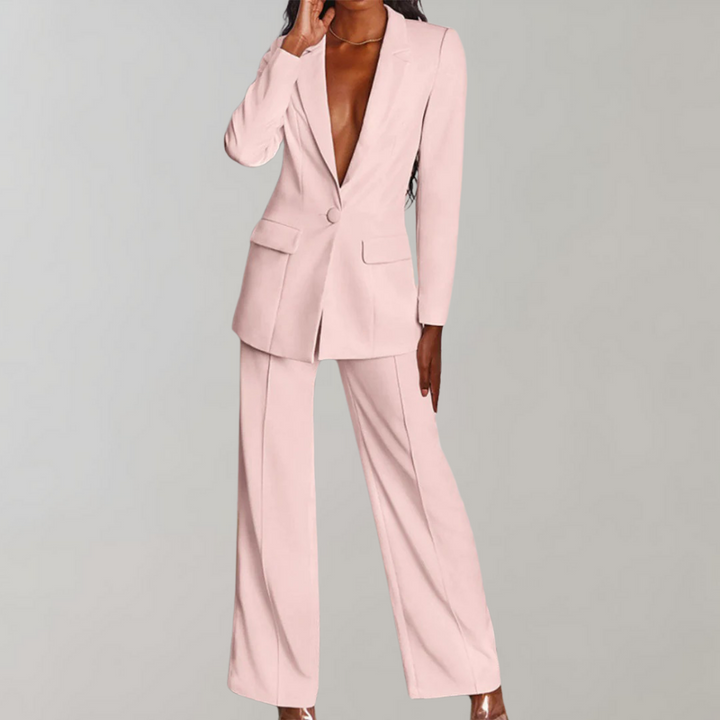 Stylish Blazer and Trouser Set - Elena