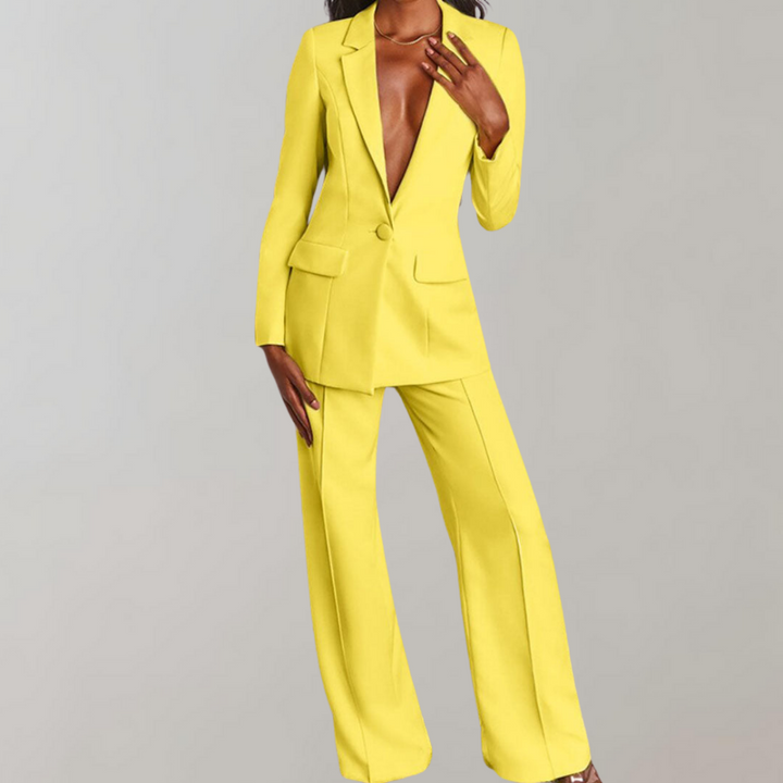 Stylish Blazer and Trouser Set - Elena