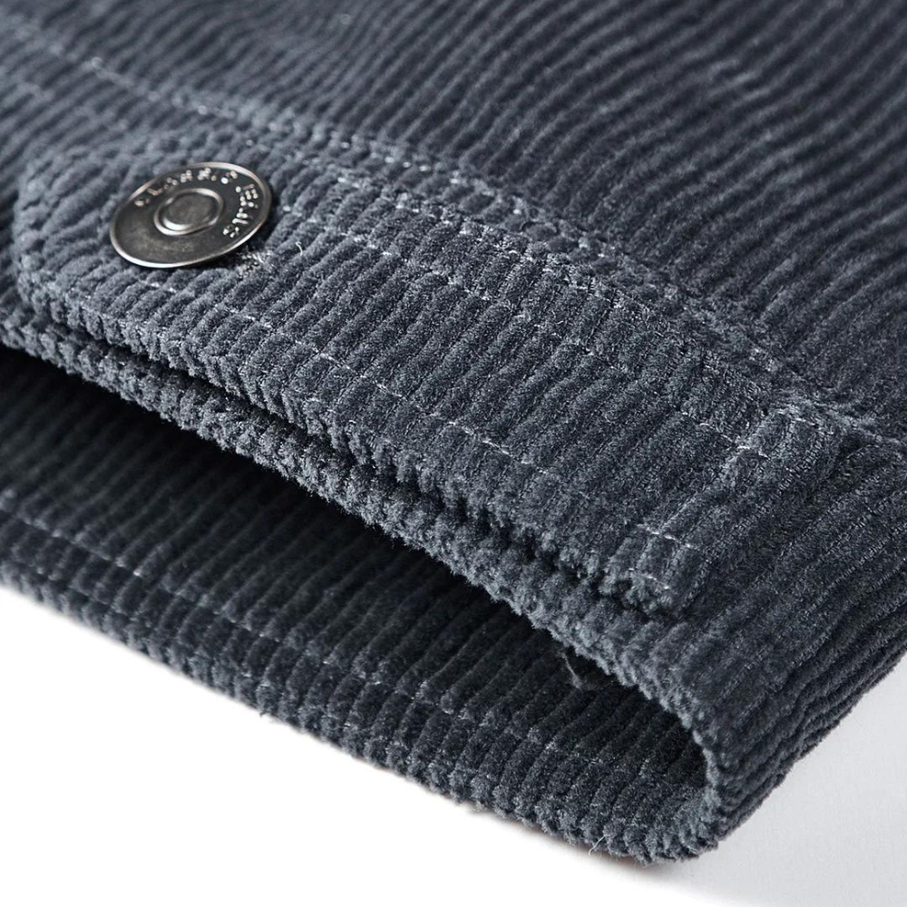 Comfortable Grey Corduroy Jacket - Rover-M-The Livary