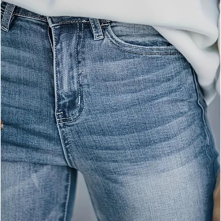 Vintage Flared Jeans - Mandy-Heavenly blue-XS-The Livary