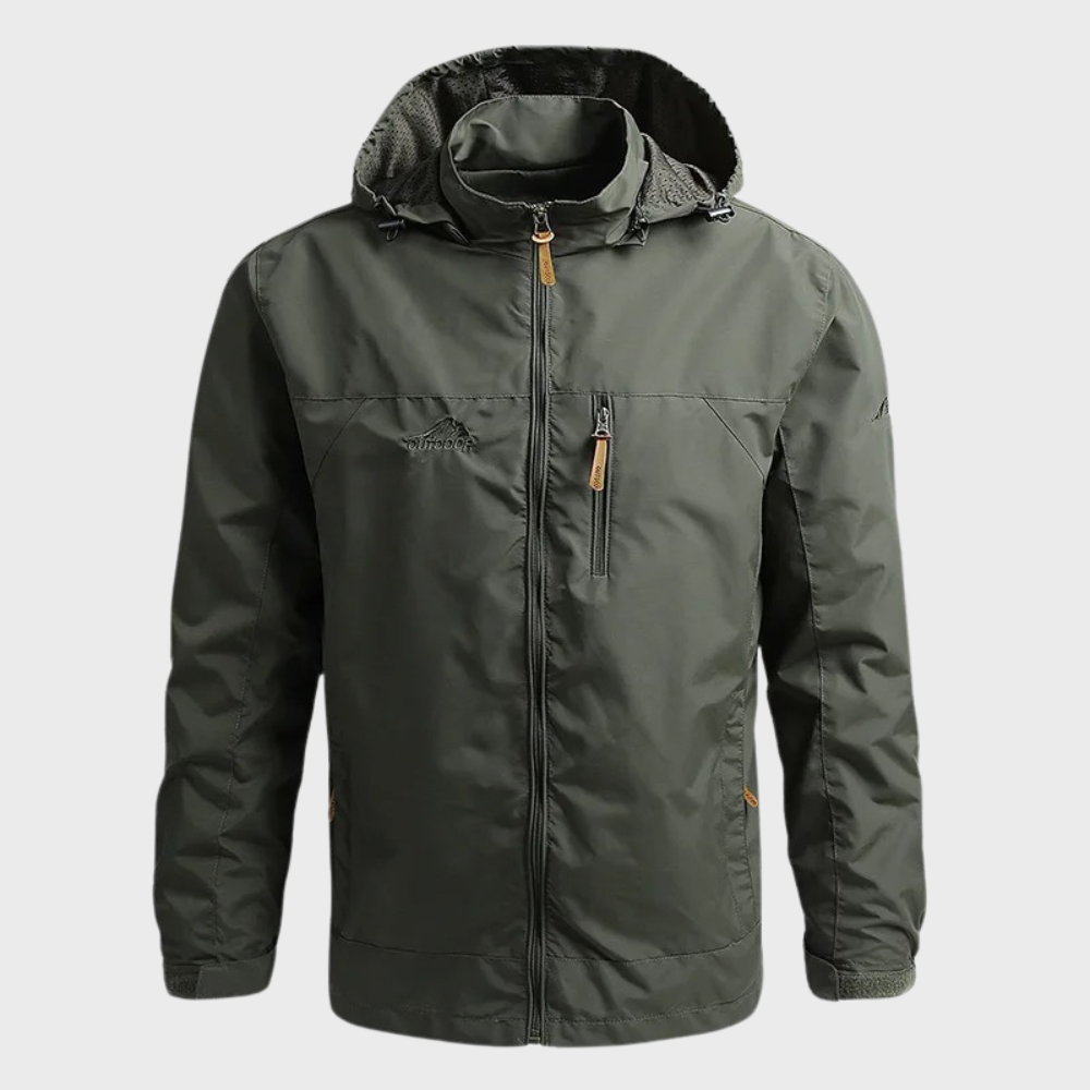 Stylish Windbreaker for Men - Luca-Army green-M-The Livary