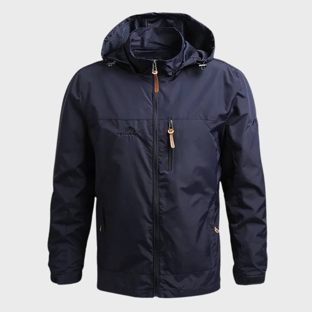 Stylish Windbreaker for Men - Luca-Blue-M-The Livary