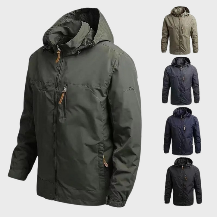 Stylish Windbreaker for Men - Luca-Black-M-The Livary