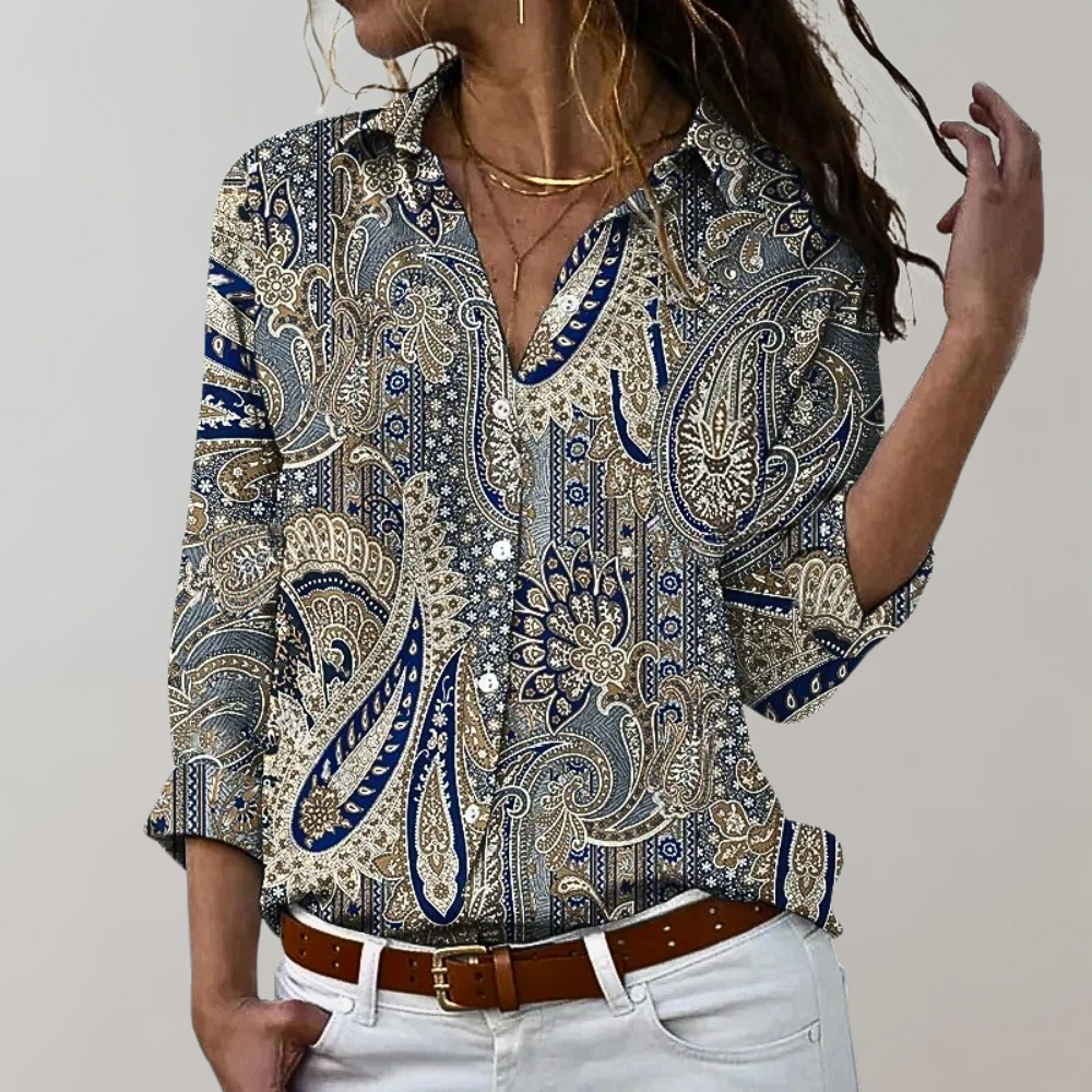 Stylish Ladies' Blouse - Emma-Gray-S-The Livary