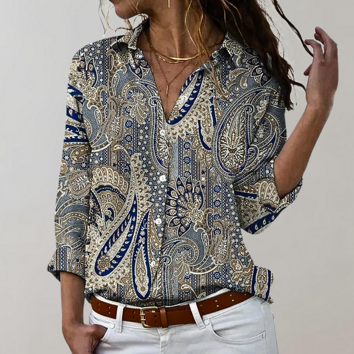 Stylish Ladies' Blouse - Emma-Gray-S-The Livary