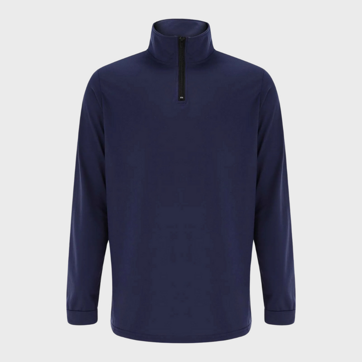 Warm Men's Sweater with Zip - Arlo