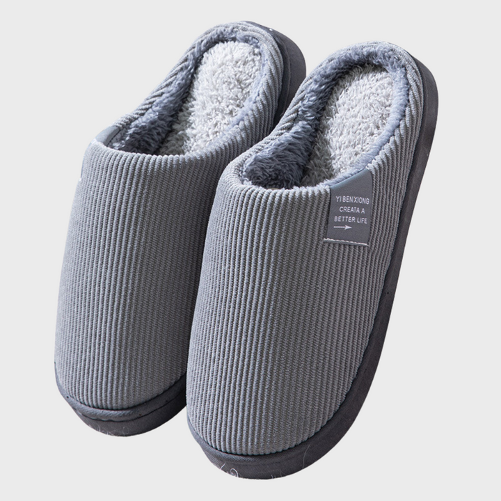 Comfortable and Warm Women’s Slippers - Seraphina-Gray-2.5-The Livary