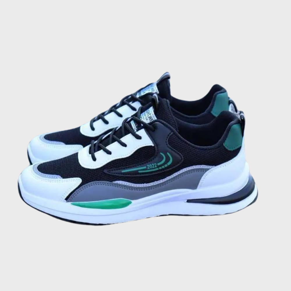 Comfortable and Stylish Sports Shoes for Men - Vigo-Black PU-6-The Livary