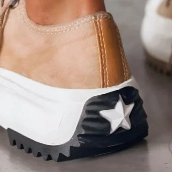 Trendy Platform Sneakers for Women - Nova-White-2.5-The Livary