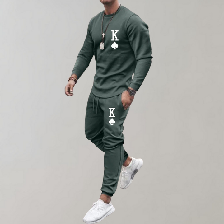 Trendy Tracksuit for Men - Axel-Green-S-The Livary