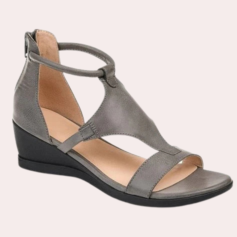 Aldys - Elegant Summer Sandals for Women-Grey-3.5-The Livary
