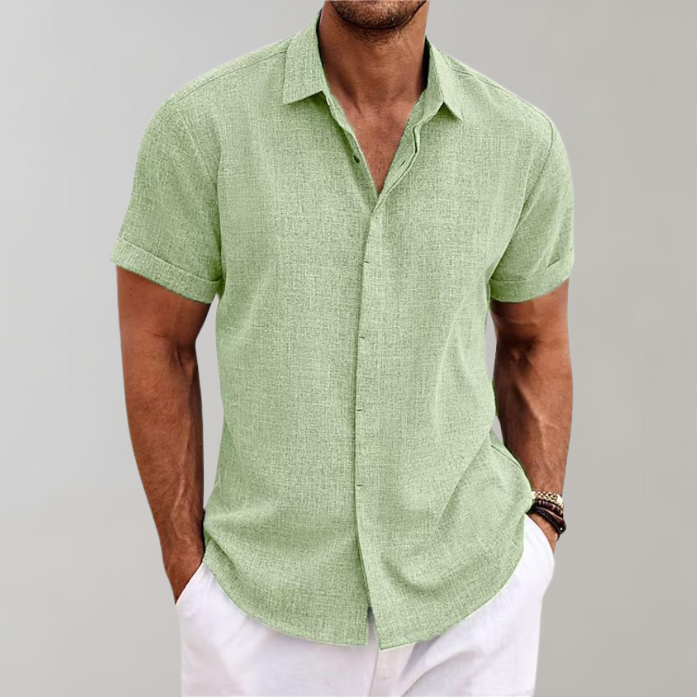 Plain Polo Shirt for Men - Dante-Green-S-The Livary