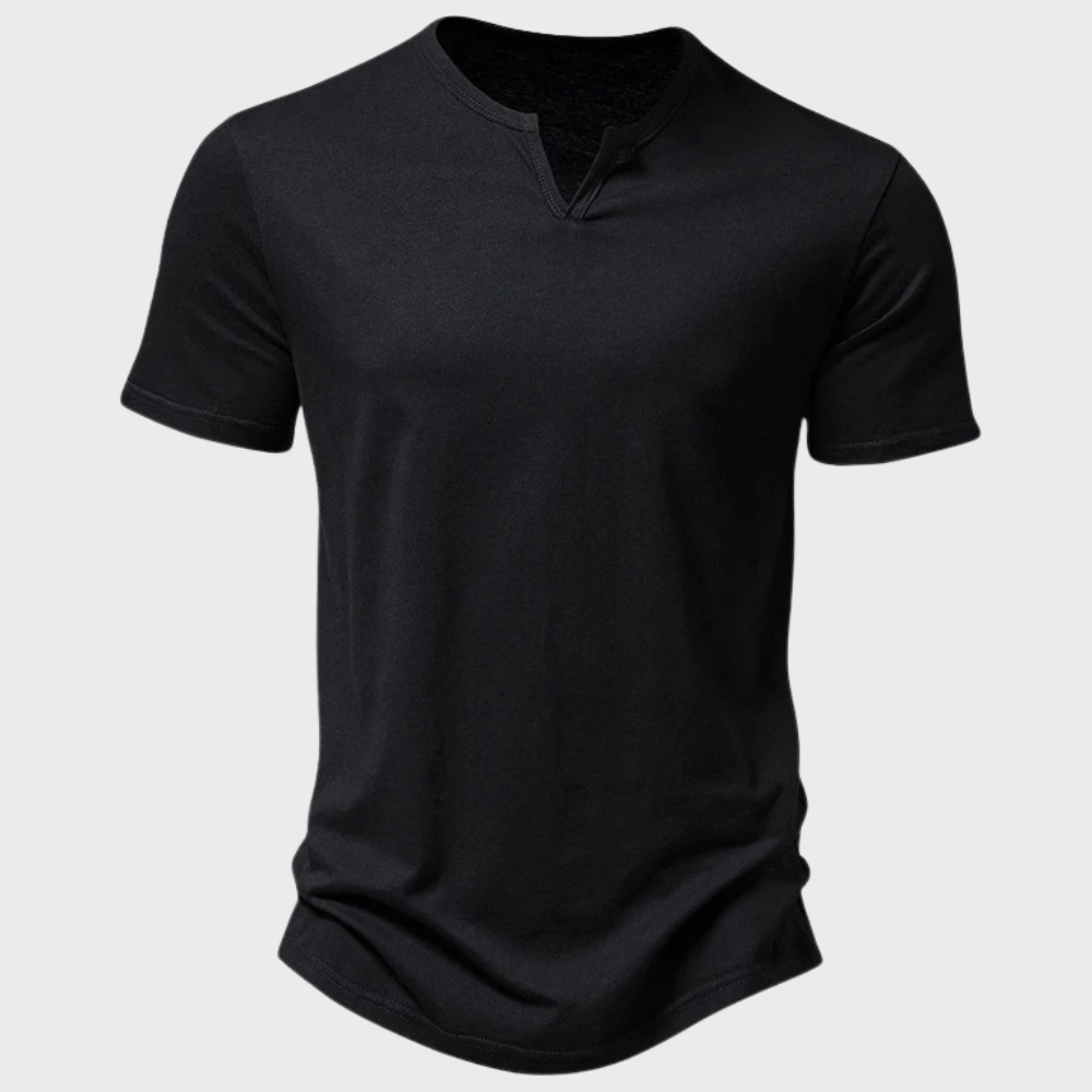 Casual T-shirt for Men - Jasper-Black-S-The Livary