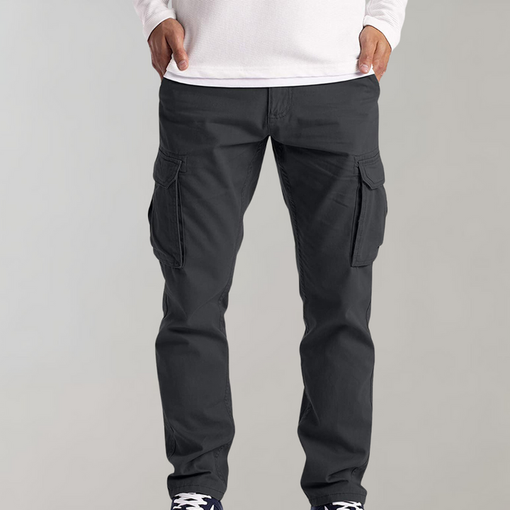 Comfortable Cargo Trousers for Men - Jasper-Dark grey-XS-The Livary