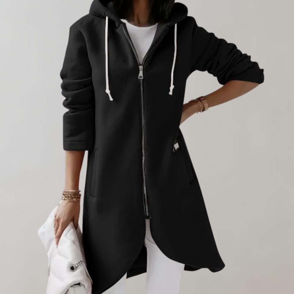 Stylish Ladies' Cardigan - Elara-Black-S-The Livary