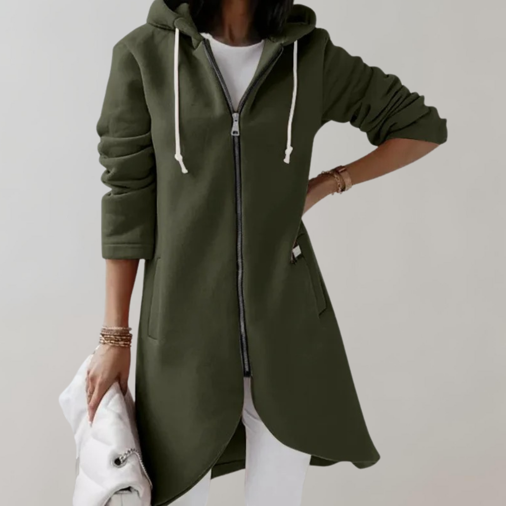 Stylish Ladies' Cardigan - Elara-Green-S-The Livary