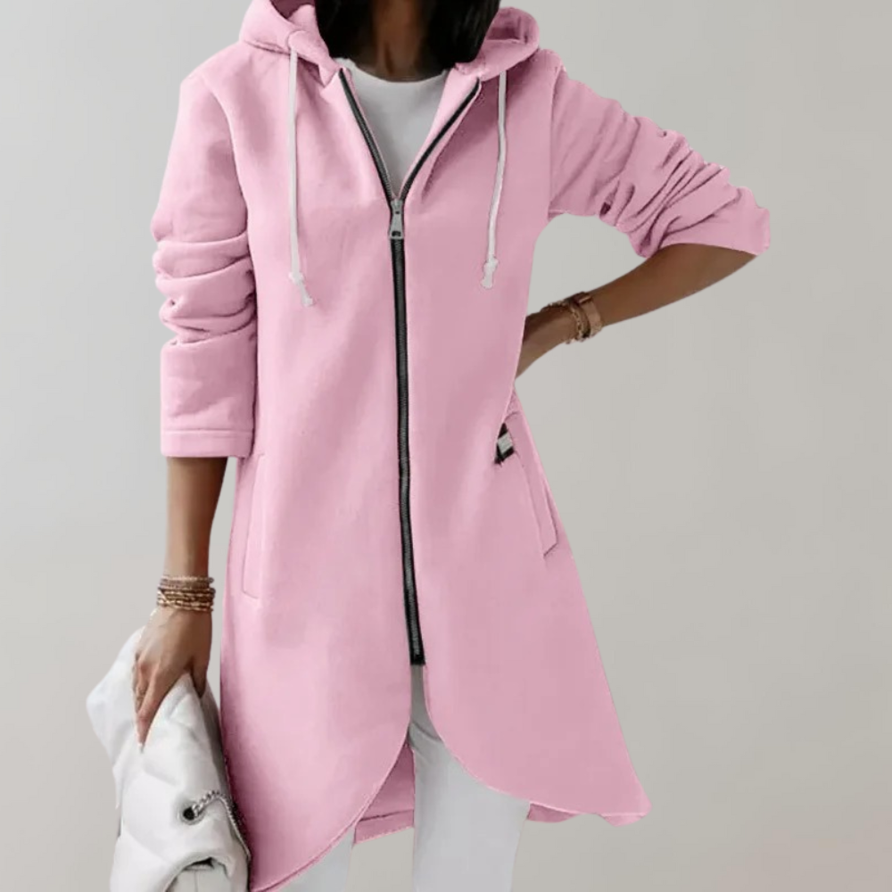 Stylish Ladies' Cardigan - Elara-Pink-S-The Livary