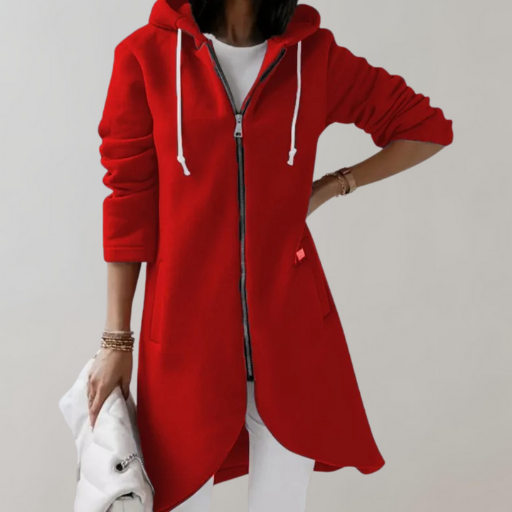 Stylish Ladies' Cardigan - Elara-Red-S-The Livary