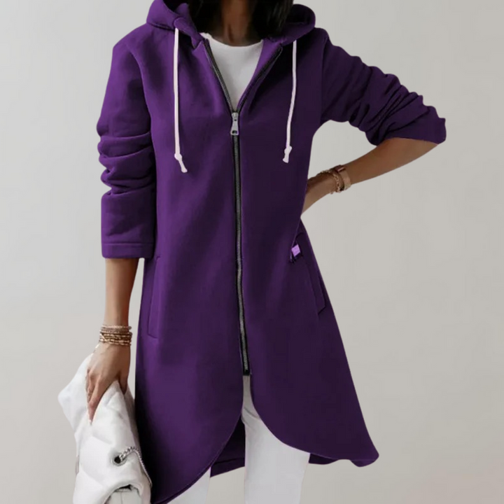 Stylish Ladies' Cardigan - Elara-Purple-S-The Livary