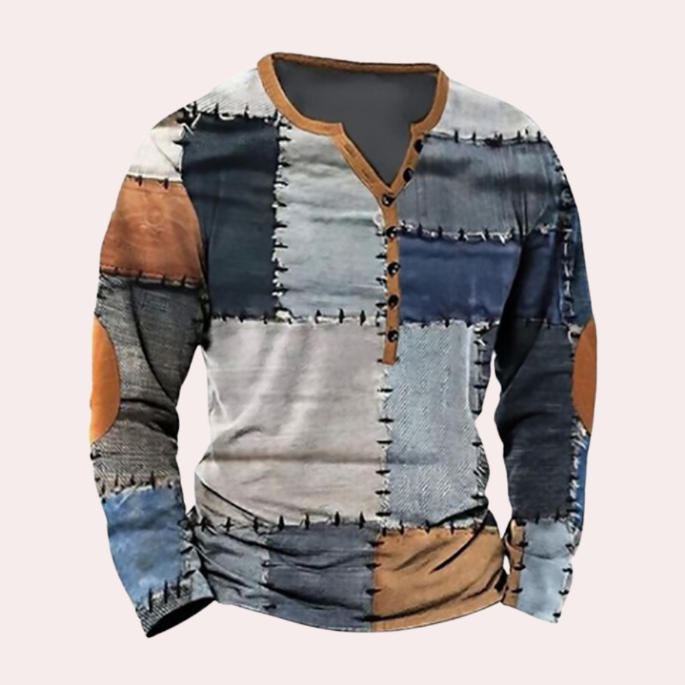 Warm Men's Sweater - Milan-Brown-S-The Livary