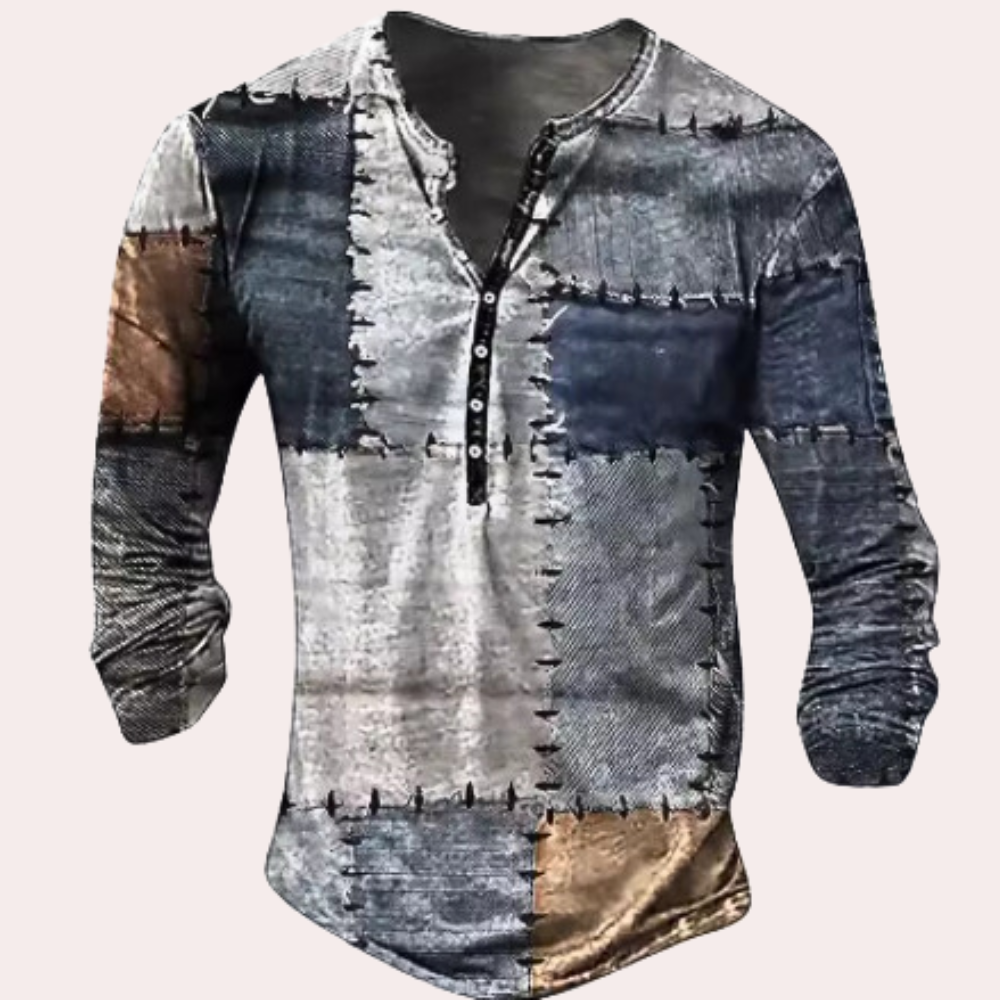 Warm Men's Sweater - Milan-Blue-S-The Livary
