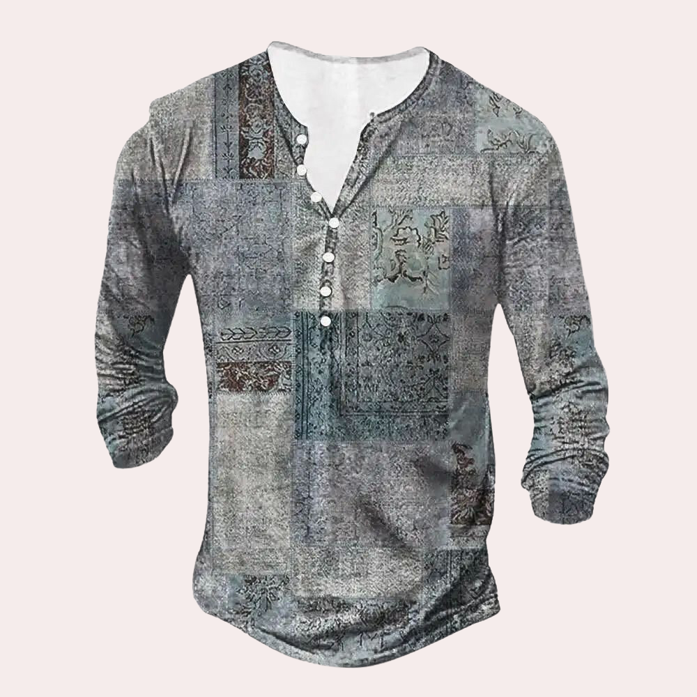 Warm Men's Sweater - Milan-Grey-S-The Livary