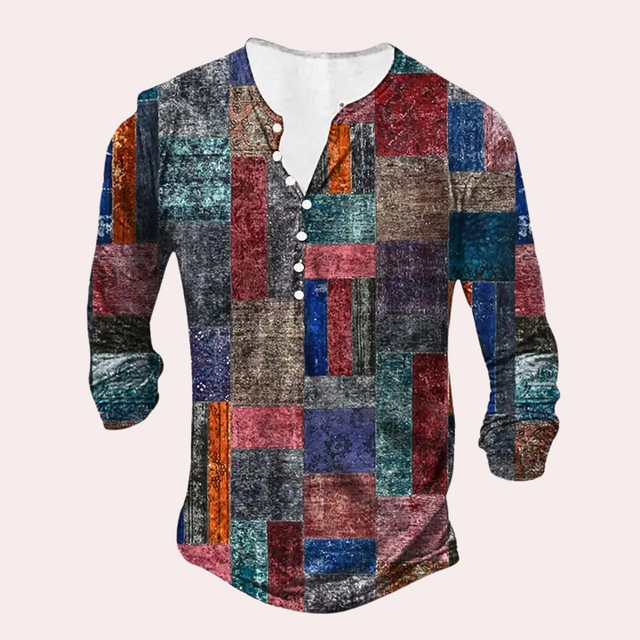 Warm Men's Sweater - Milan-Red-S-The Livary