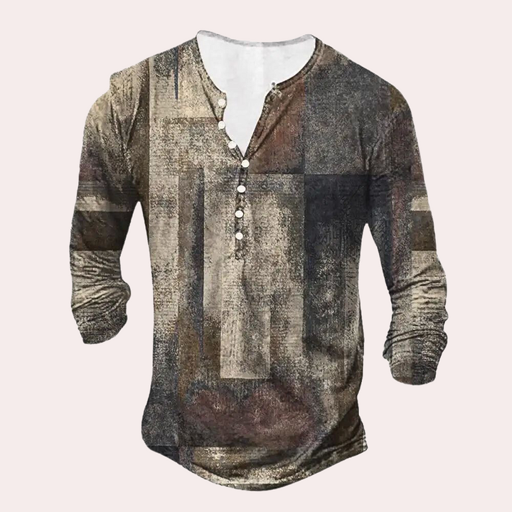Warm Men's Sweater - Milan-Beige-S-The Livary