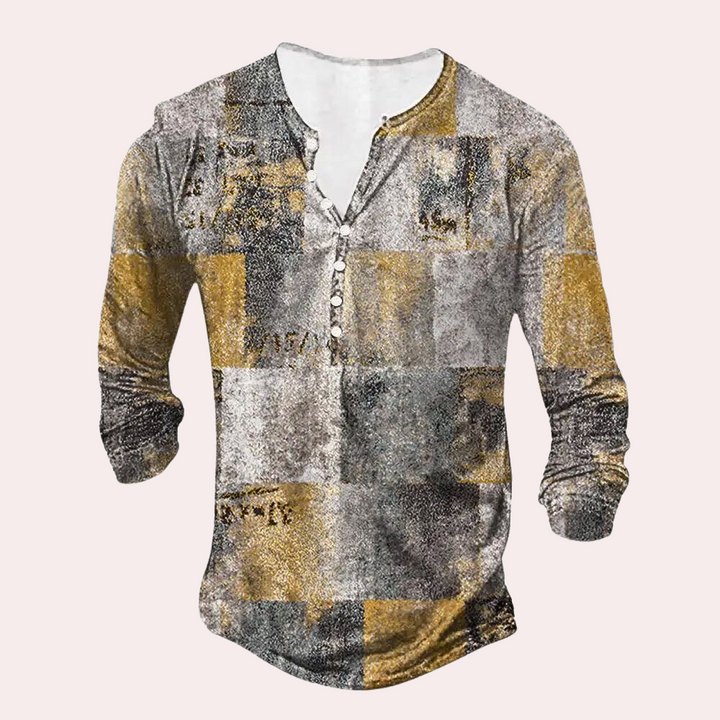Warm Men's Sweater - Milan-Yellow-S-The Livary