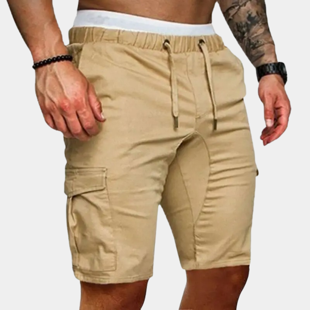 Casual Shorts for Men - Lars-Khaki-36-The Livary