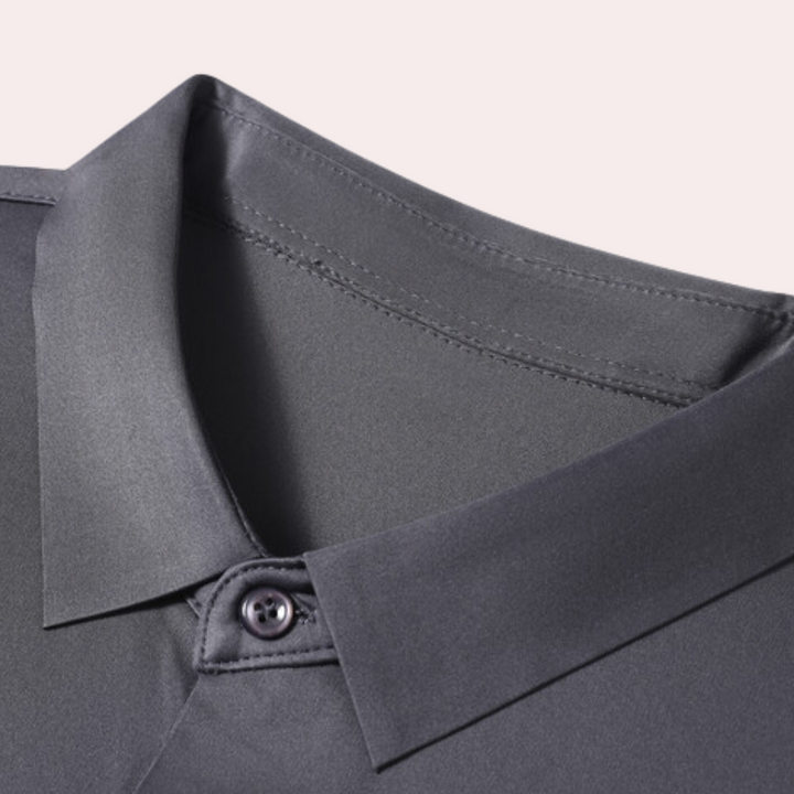 Wrinkle-free Timeless Men's Shirt - Mason-Black-S-The Livary