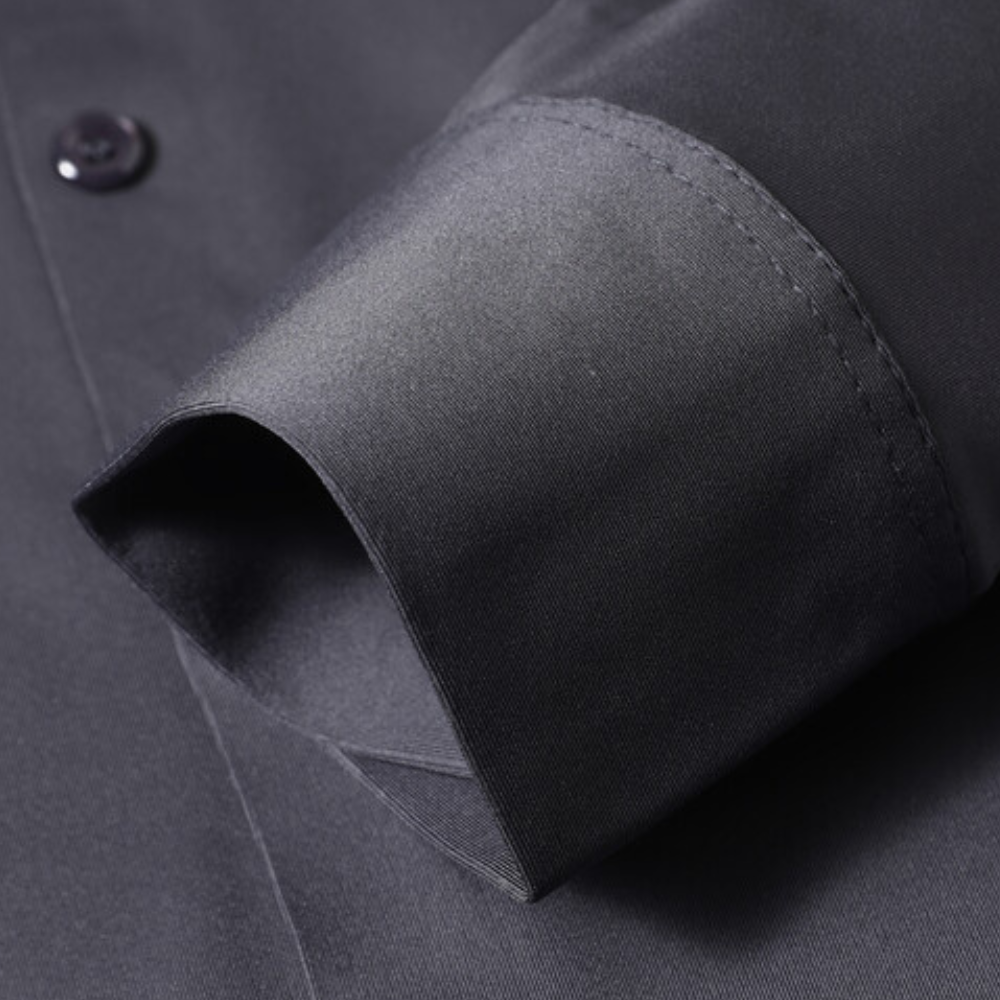 Wrinkle-free Timeless Men's Shirt - Mason-Black-S-The Livary