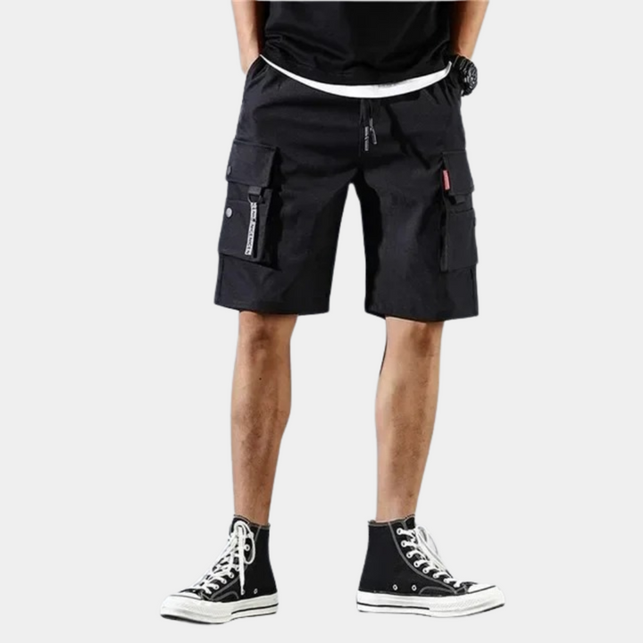 Trendy Cargo Shorts for Men - Axel-Grey-M-The Livary