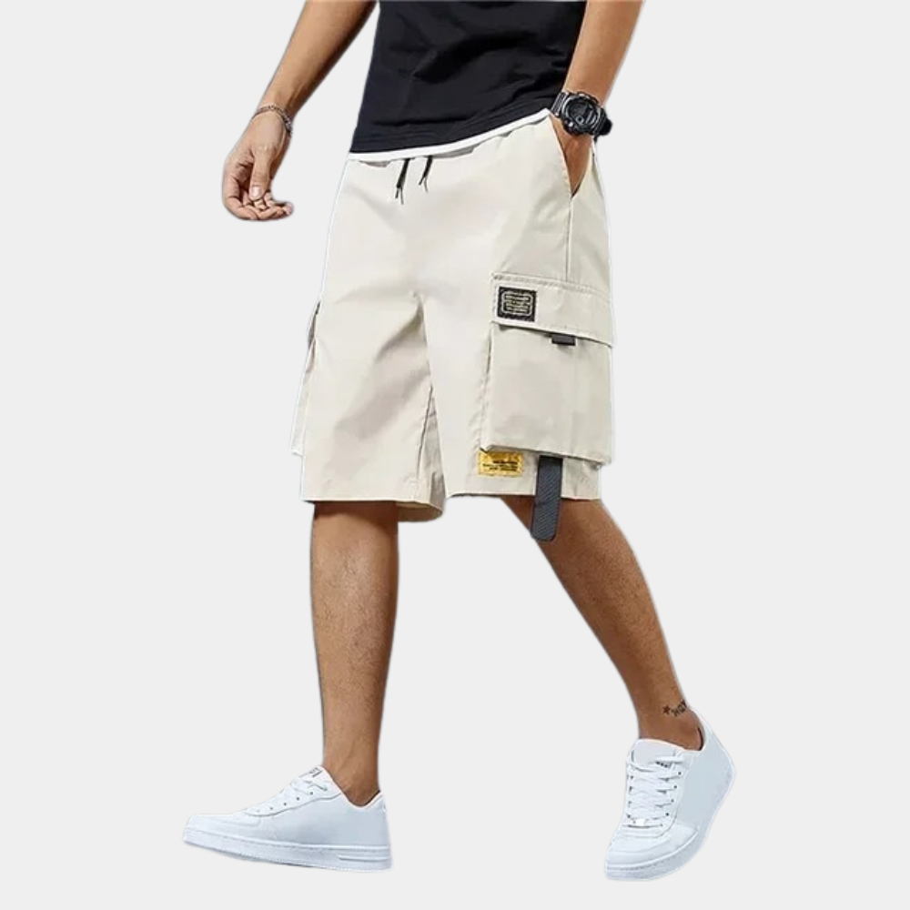 Trendy Cargo Shorts for Men - Axel-Grey-M-The Livary