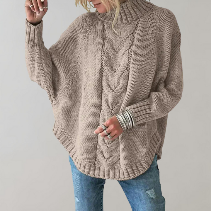Stylish Women's Sweater - Celeste-Khaki-S-The Livary