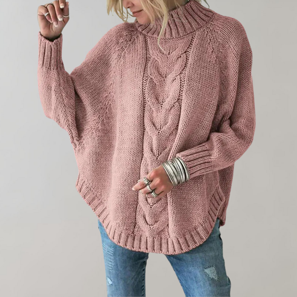 Stylish Women's Sweater - Celeste-Pink-S-The Livary