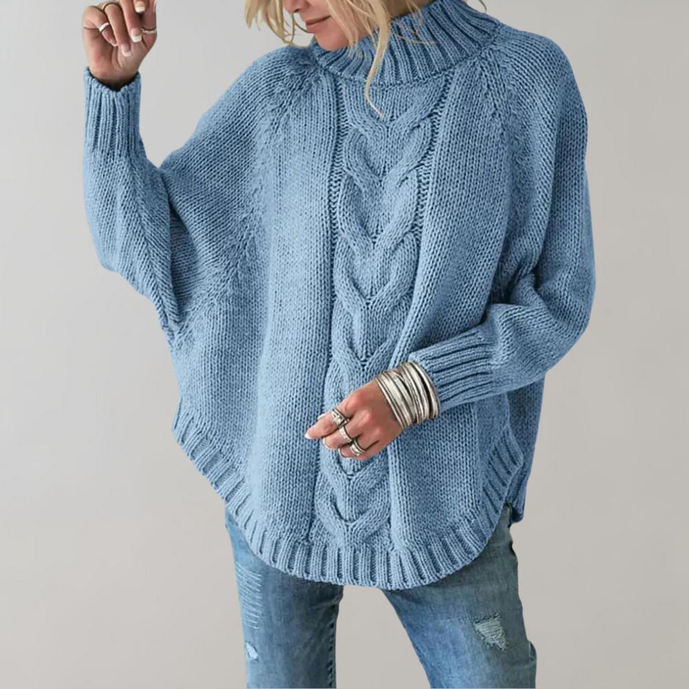 Stylish Women's Sweater - Celeste-Light blue-S-The Livary