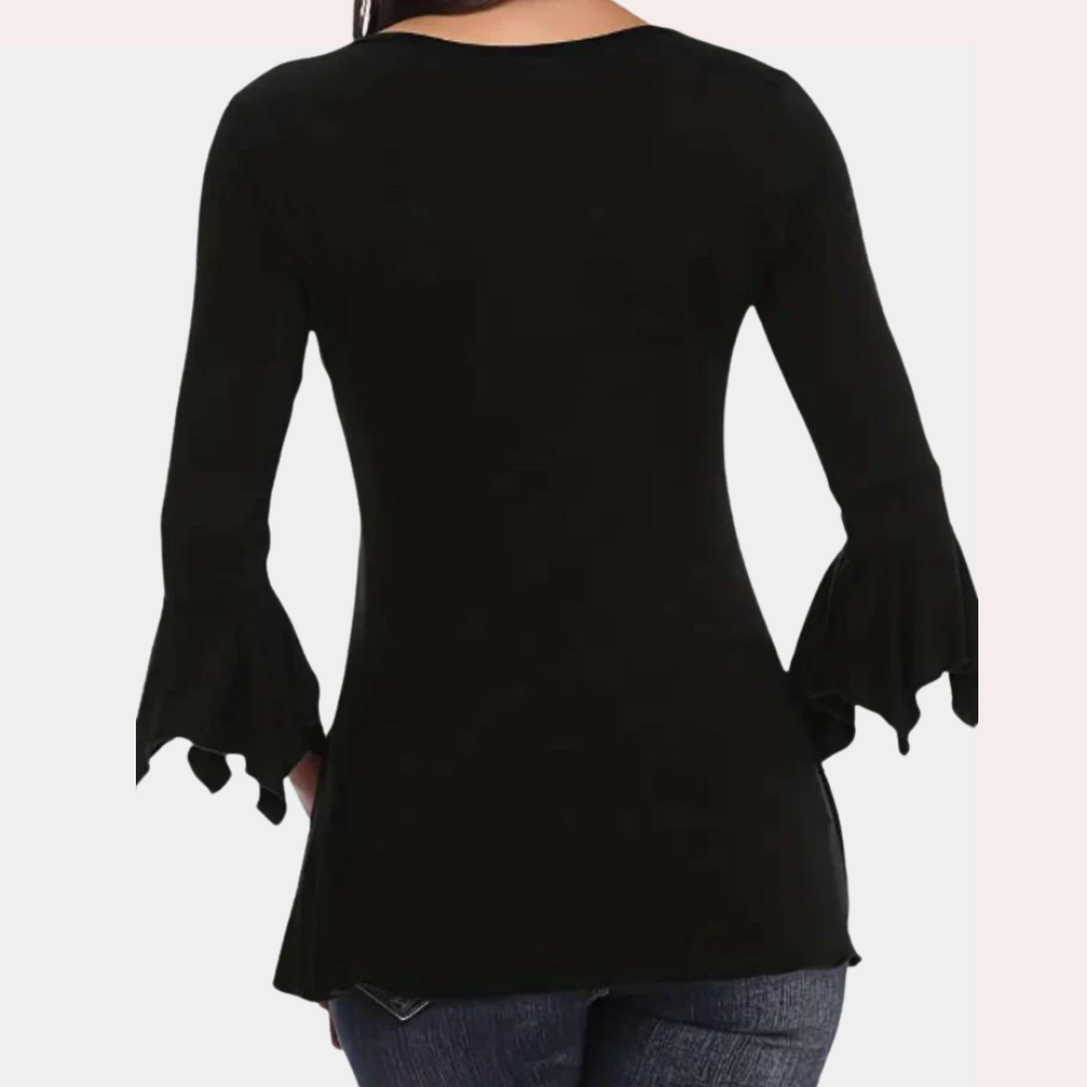 Trendy Ladies Top - Mira-Black-XS-The Livary