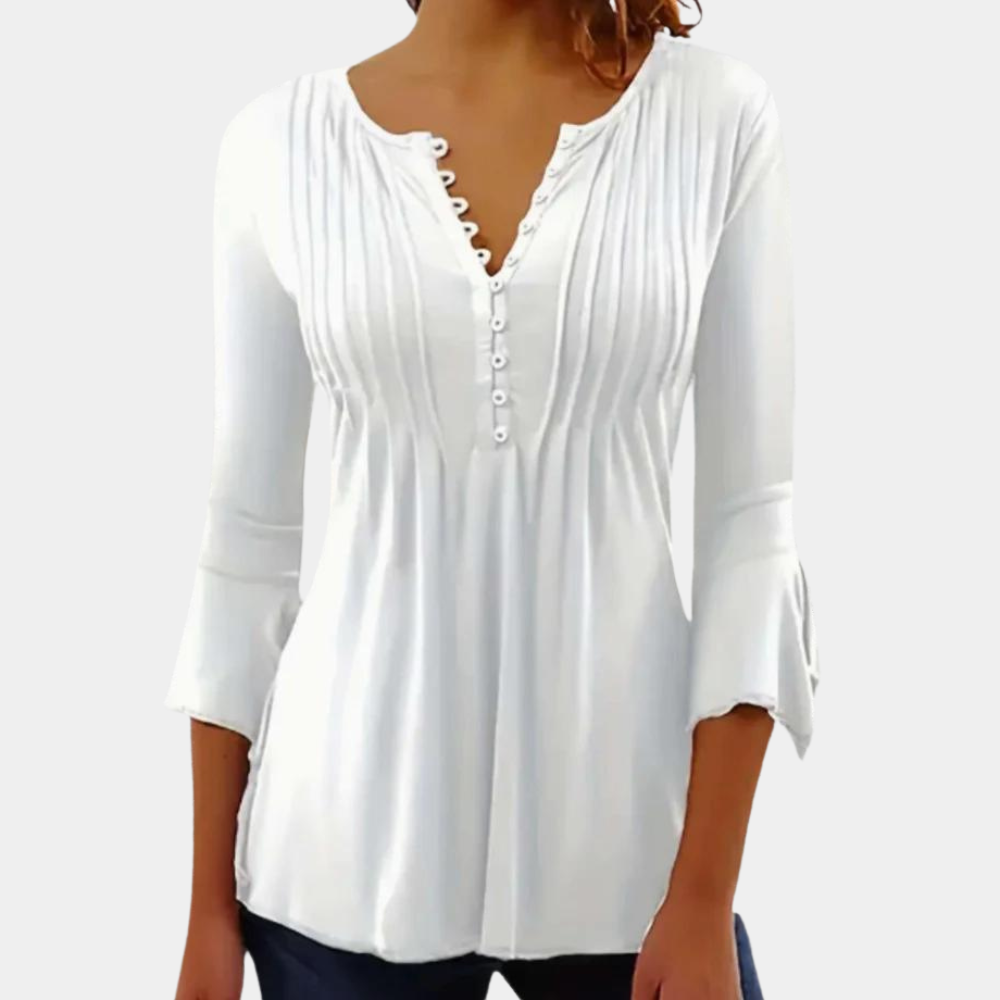 Trendy Ladies Top - Mira-White-XS-The Livary