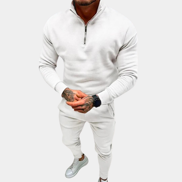 Comfortable and Stylish Tracksuit for Men - Jason-White-S-The Livary