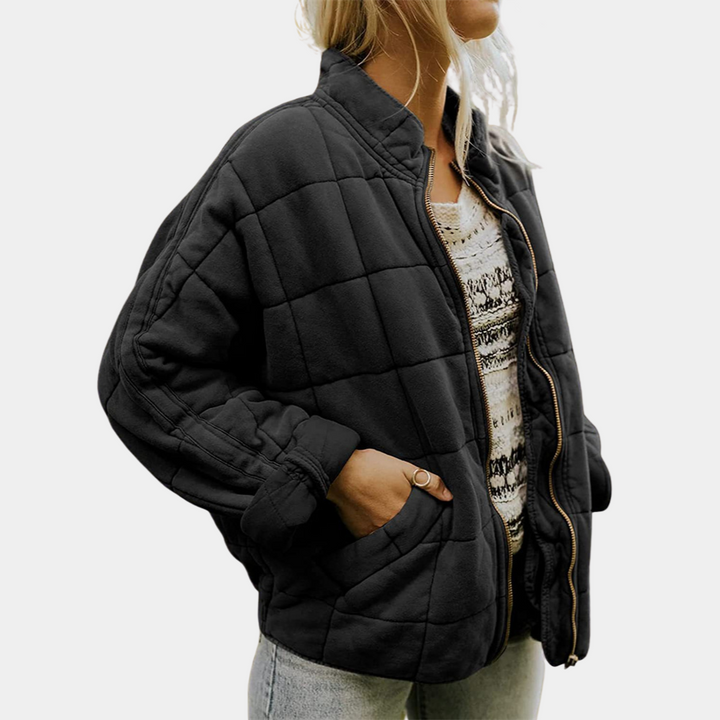 Stylish Warm Women's Coat - Mara-Black-S-The Livary
