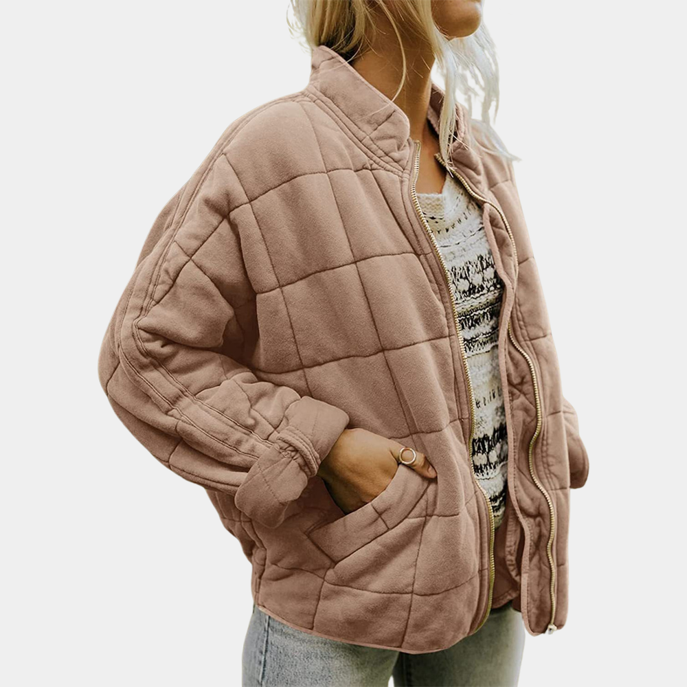 Stylish Warm Women's Coat - Mara-Brown-S-The Livary