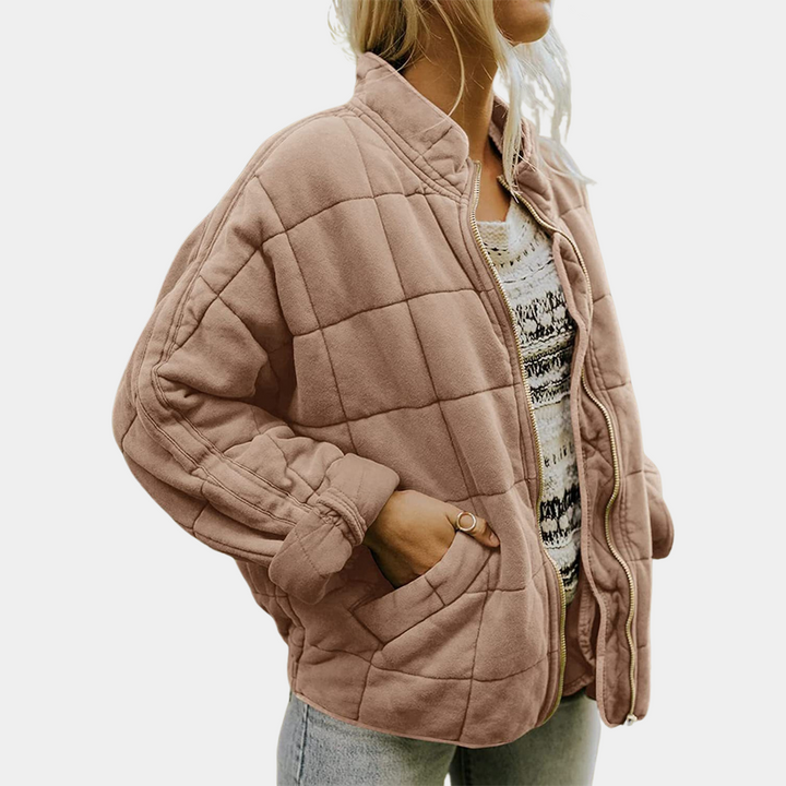 Stylish Warm Women's Coat - Mara-Brown-S-The Livary