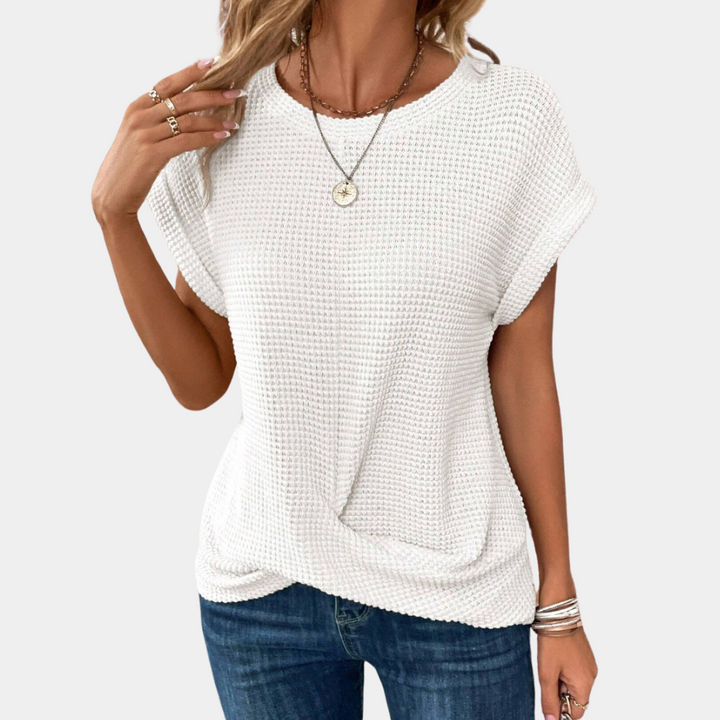 Stylish T-shirt for Women - Elva-White-XS-The Livary
