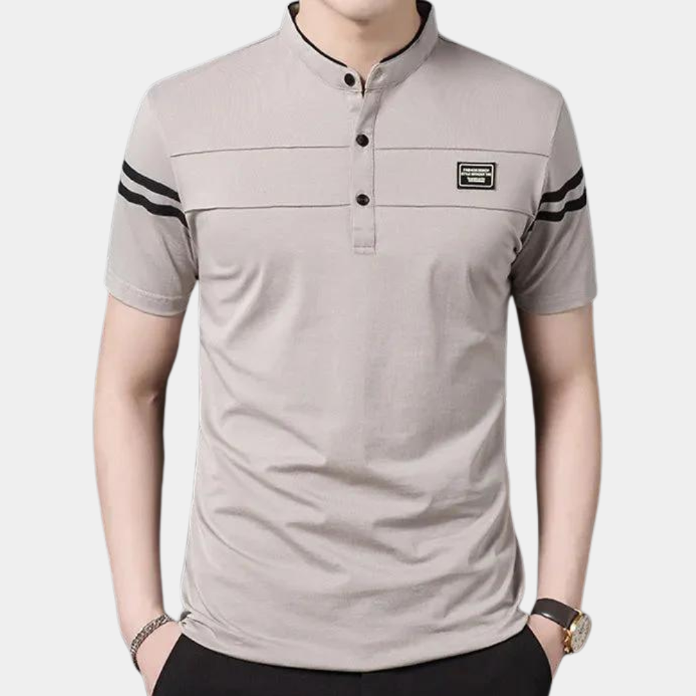 Jimelight - Stylish Shirt for Men-Khaki-M-The Livary