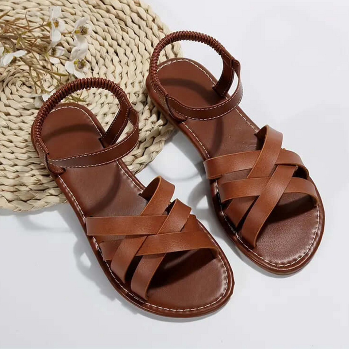 Casual Sandals for Women - Lina-White-2-The Livary