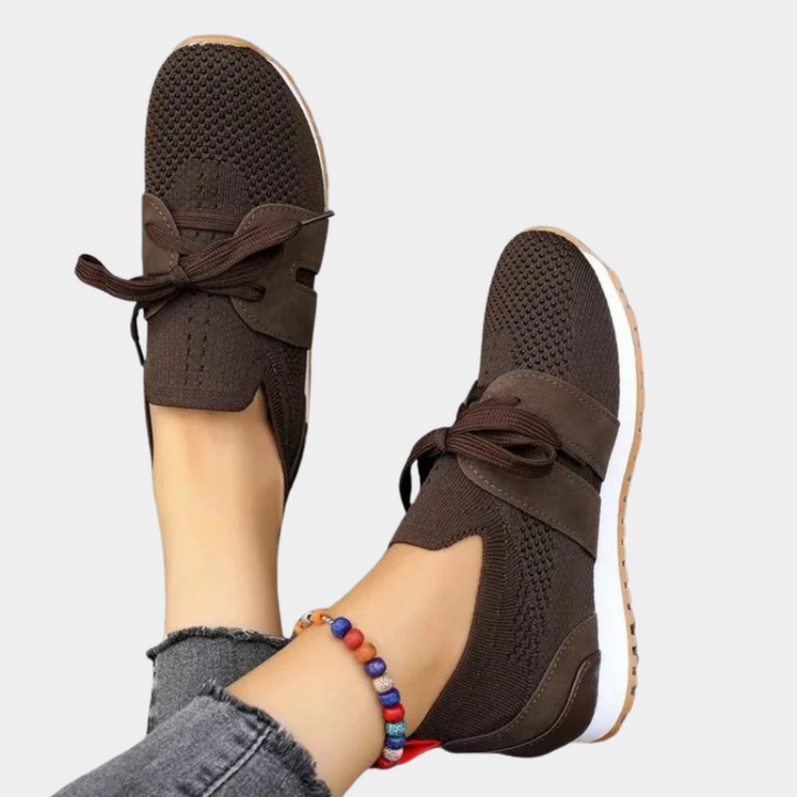 Comfortable and Stylish Women's Sneakers - Nova-Dark brown-2.5-The Livary