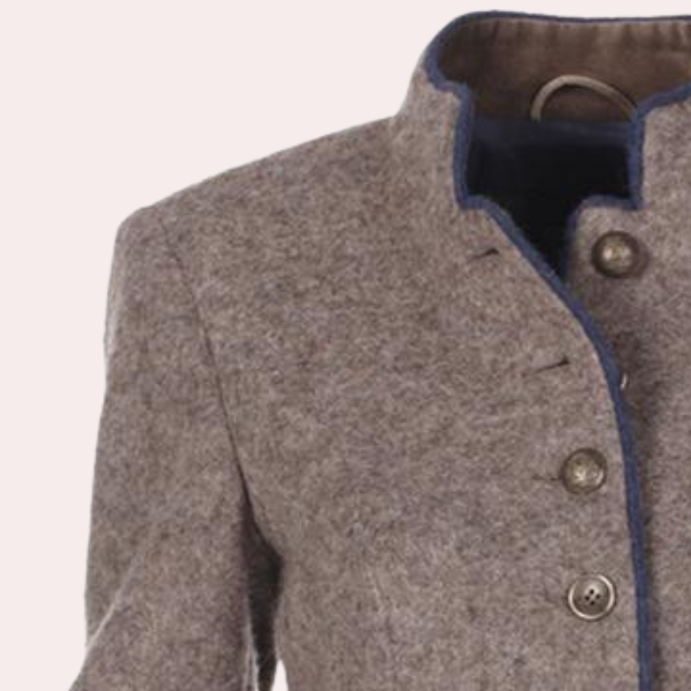 Refined Ladies Blazer - Elara-Brown-XS-The Livary