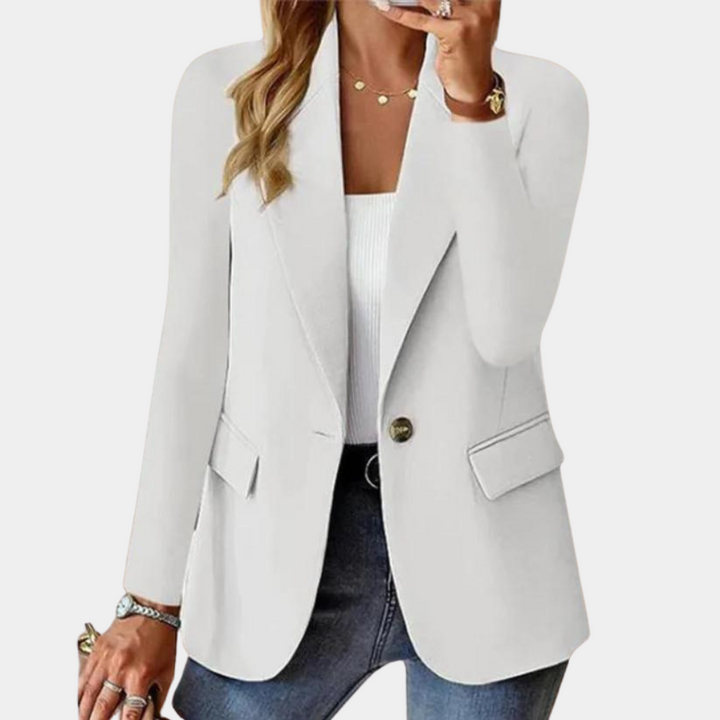 Stylish Blazer for Ladies - Juliette-White-XS-The Livary
