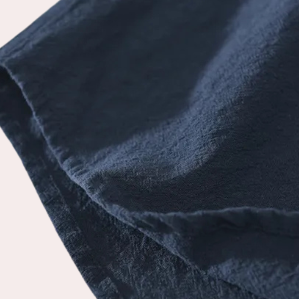 Comfortable Summer Shirt for Men - Milo-Blue-S-The Livary